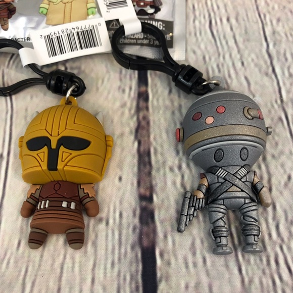The Mandalorian Set of 2 Figural Keychains - Picture 2 of 3